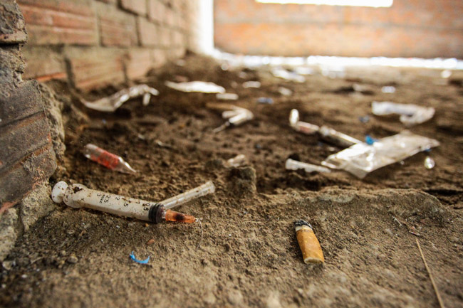 Khu biệt thự sang chảnh thành chốn phiêu bồng của con nghiện